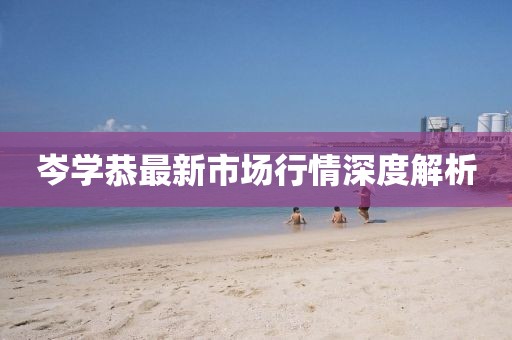 岑學(xué)恭最新市場(chǎng)行情深度解析