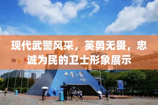 現(xiàn)代武警風(fēng)采，英勇無畏，忠誠為民的衛(wèi)士形象展示
