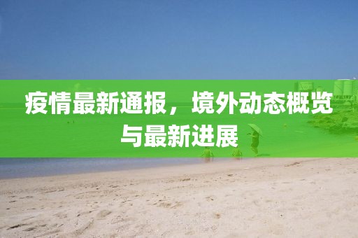 疫情最新通報，境外動態(tài)概覽與最新進展