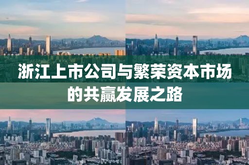 浙江上市公司與繁榮資本市場的共贏發(fā)展之路