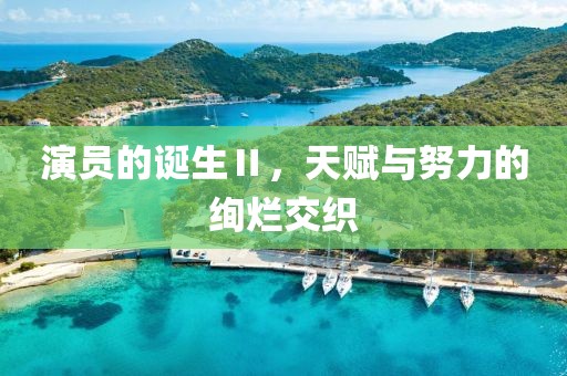 演員的誕生Ⅱ，天賦與努力的絢爛交織
