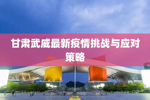 甘肅武威最新疫情挑戰(zhàn)與應(yīng)對(duì)策略