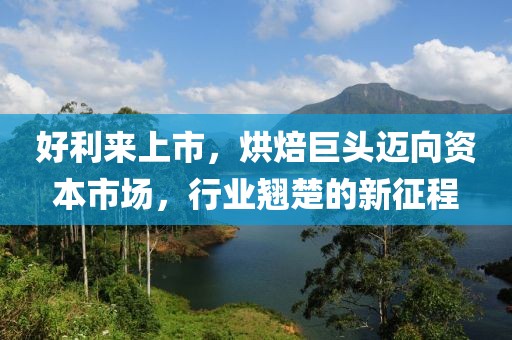 好利來上市，烘焙巨頭邁向資本市場，行業(yè)翹楚的新征程