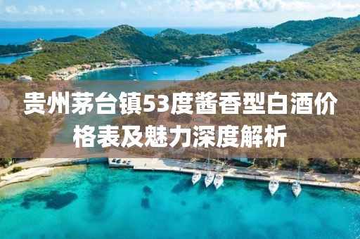 貴州茅臺(tái)鎮(zhèn)53度醬香型白酒價(jià)格表及魅力深度解析
