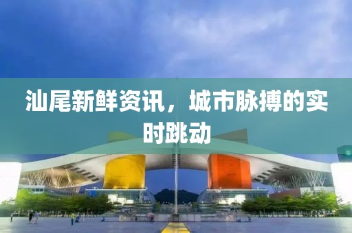 汕尾新鮮資訊，城市脈搏的實(shí)時(shí)跳動(dòng)