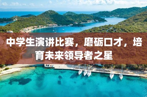 中學(xué)生演講比賽，磨礪口才，培育未來領(lǐng)導(dǎo)者之星
