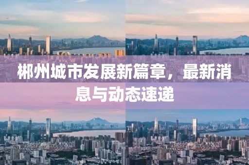 郴州城市發(fā)展新篇章，最新消息與動態(tài)速遞