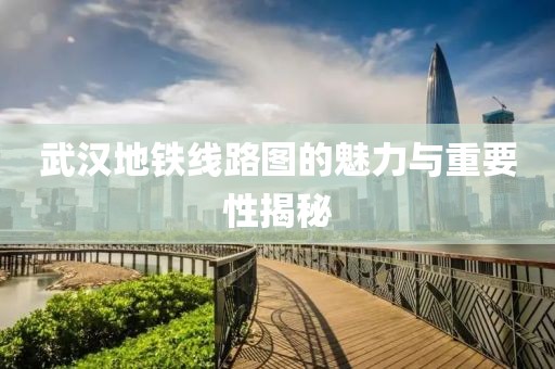 武漢地鐵線路圖的魅力與重要性揭秘