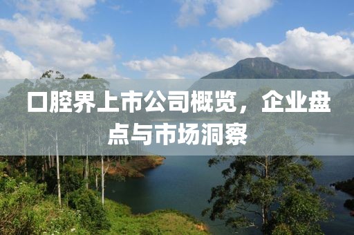 口腔界上市公司概覽，企業(yè)盤(pán)點(diǎn)與市場(chǎng)洞察