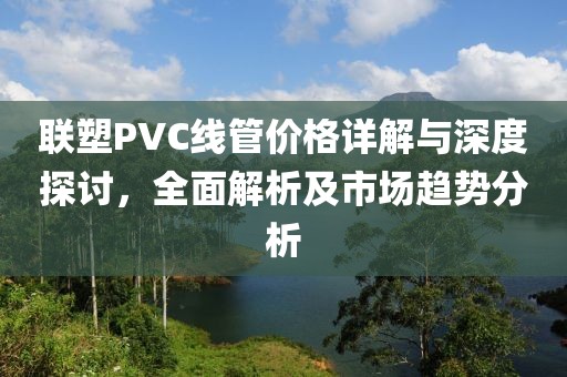 聯(lián)塑PVC線管價格詳解與深度探討，全面解析及市場趨勢分析