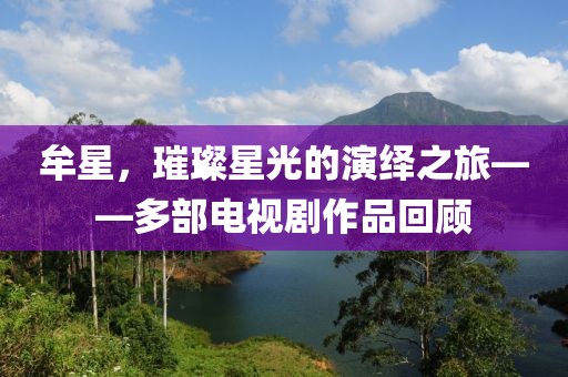 牟星，璀璨星光的演繹之旅——多部電視劇作品回顧