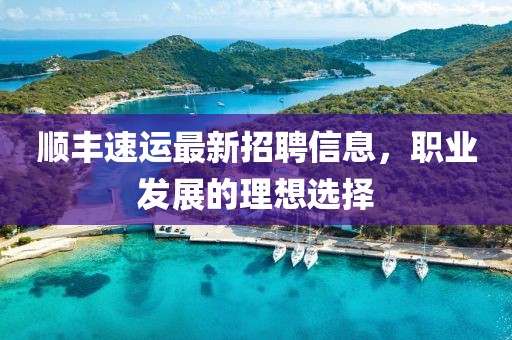 順豐速運(yùn)最新招聘信息，職業(yè)發(fā)展的理想選擇