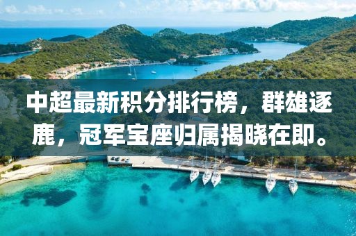 中超最新積分排行榜，群雄逐鹿，冠軍寶座歸屬揭曉在即。