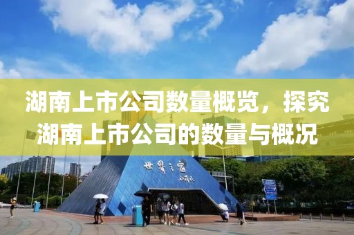 湖南上市公司數(shù)量概覽，探究湖南上市公司的數(shù)量與概況