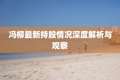 馮柳最新持股情況深度解析與觀察