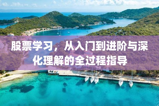 股票學習，從入門到進階與深化理解的全過程指導