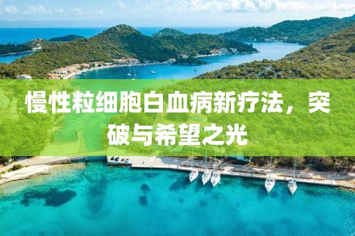 慢性粒細(xì)胞白血病新療法，突破與希望之光