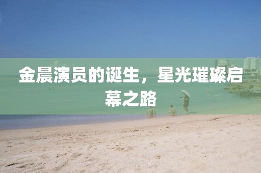 金晨演員的誕生，星光璀璨啟幕之路