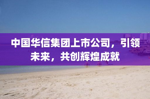 中國(guó)華信集團(tuán)上市公司，引領(lǐng)未來(lái)，共創(chuàng)輝煌成就