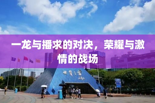 一龍與播求的對決，榮耀與激情的戰(zhàn)場