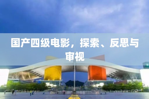 國產(chǎn)四級電影，探索、反思與審視