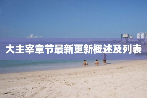 大主宰章節(jié)最新更新概述及列表
