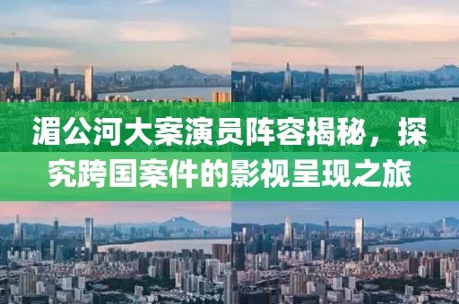 湄公河大案演員陣容揭秘，探究跨國案件的影視呈現(xiàn)之旅