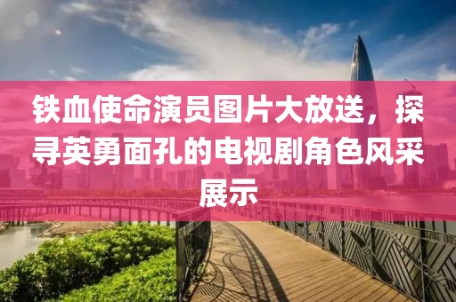 鐵血使命演員圖片大放送，探尋英勇面孔的電視劇角色風(fēng)采展示