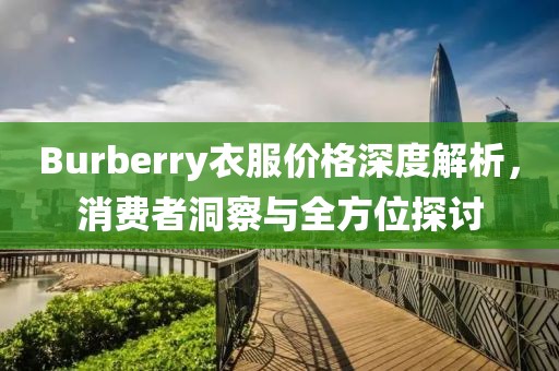Burberry衣服價(jià)格深度解析，消費(fèi)者洞察與全方位探討
