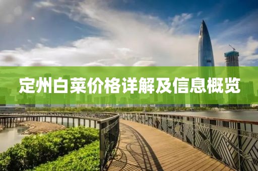 定州白菜價格詳解及信息概覽