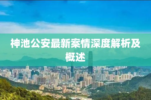 神池公安最新案情深度解析及概述
