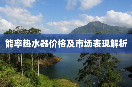 能率熱水器價格及市場表現(xiàn)解析