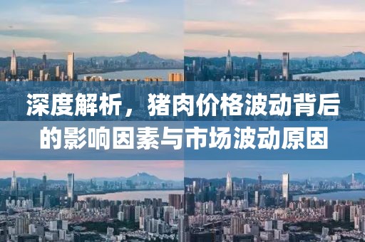 深度解析，豬肉價格波動背后的影響因素與市場波動原因