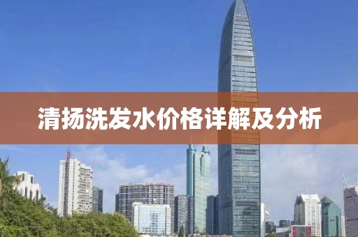 清揚(yáng)洗發(fā)水價(jià)格詳解及分析