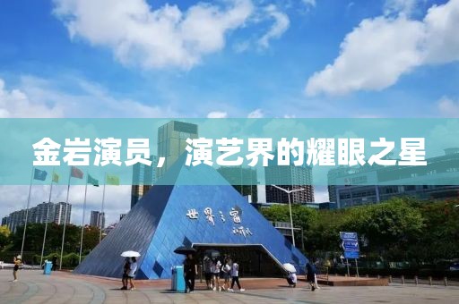 金巖演員，演藝界的耀眼之星