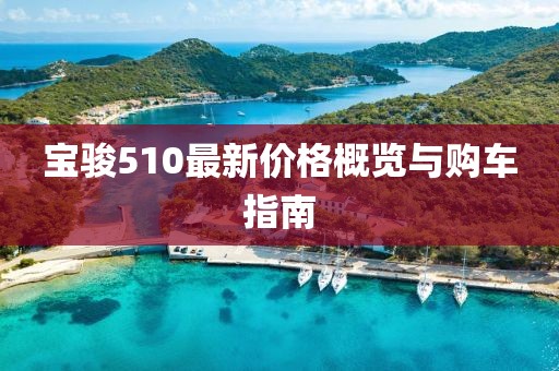 寶駿510最新價格概覽與購車指南