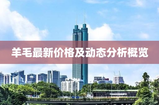 羊毛最新價格及動態(tài)分析概覽