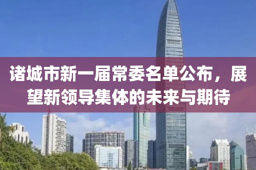 諸城市新一屆常委名單公布，展望新領(lǐng)導(dǎo)集體的未來(lái)與期待