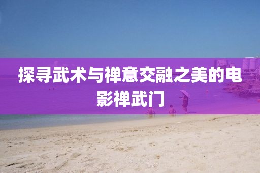 探尋武術(shù)與禪意交融之美的電影禪武門(mén)