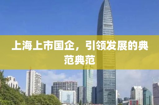 上海上市國企，引領(lǐng)發(fā)展的典范典范