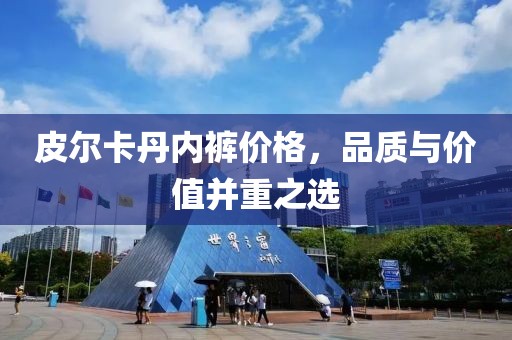 皮爾卡丹內(nèi)褲價格，品質(zhì)與價值并重之選