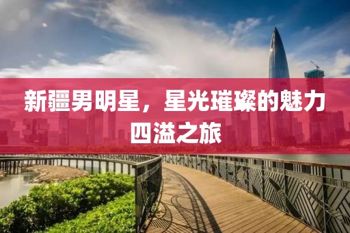 新疆男明星，星光璀璨的魅力四溢之旅
