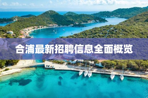 合浦最新招聘信息全面概覽