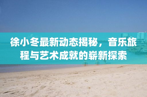 徐小冬最新動態(tài)揭秘，音樂旅程與藝術(shù)成就的嶄新探索