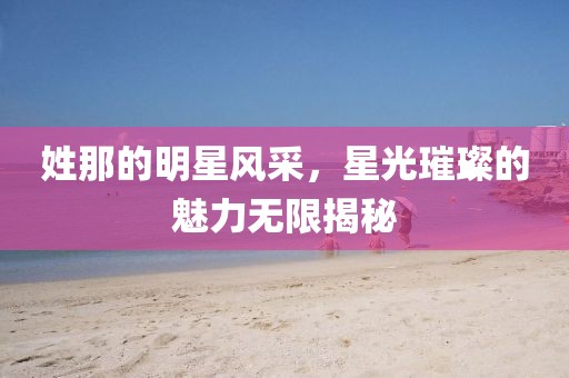 姓那的明星風(fēng)采，星光璀璨的魅力無限揭秘