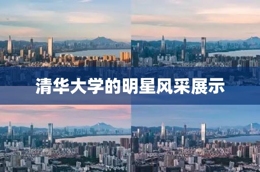 清華大學(xué)的明星風(fēng)采展示