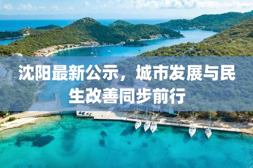 沈陽最新公示，城市發(fā)展與民生改善同步前行