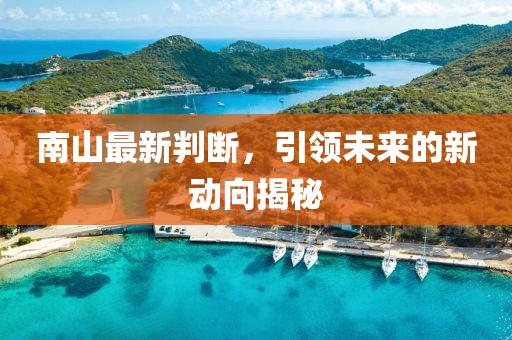 南山最新判斷，引領(lǐng)未來的新動(dòng)向揭秘