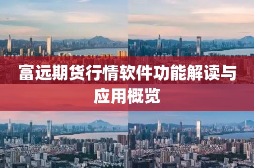 富遠(yuǎn)期貨行情軟件功能解讀與應(yīng)用概覽
