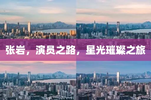 張巖，演員之路，星光璀璨之旅
